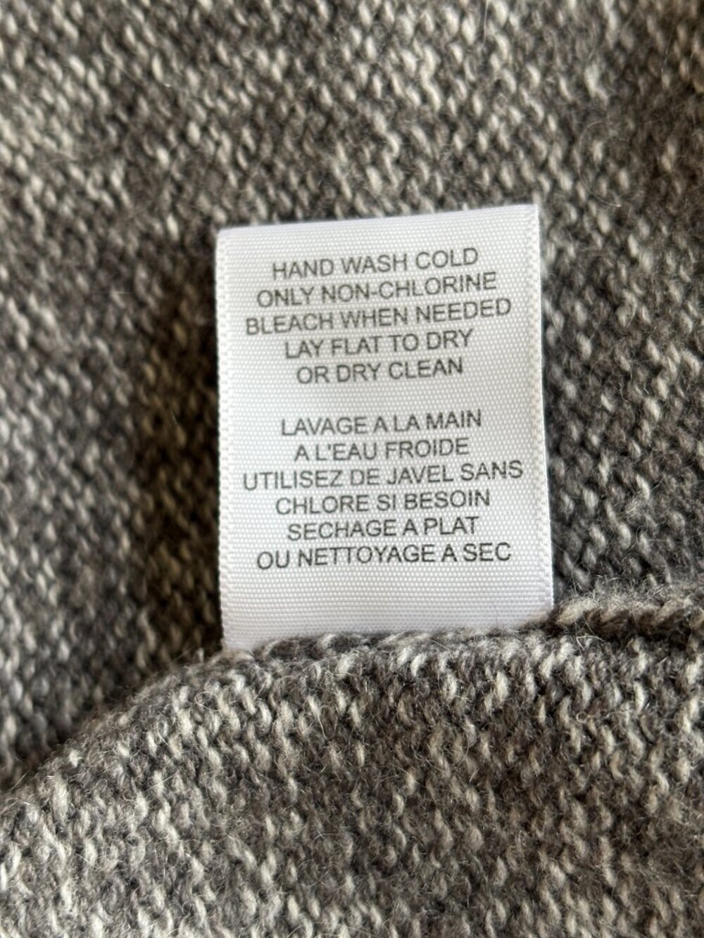 Joie Heather Grey Wool-Blend Hooded Toggle Duster Cardigan โ Size XS Like New - Picture 7 of 7